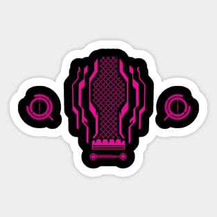 Kombat Style Violet 2 Sticker